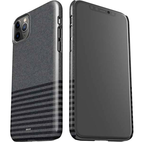 Black and Grey Stripes iPhone 11 Pro Max Lite Case