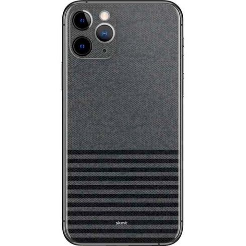 Black and Grey Stripes iPhone 11 Pro Skin