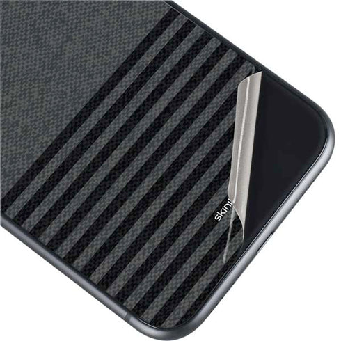Black and Grey Stripes iPhone 11 Skin