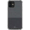Black and Grey Stripes iPhone 12 Clear Case