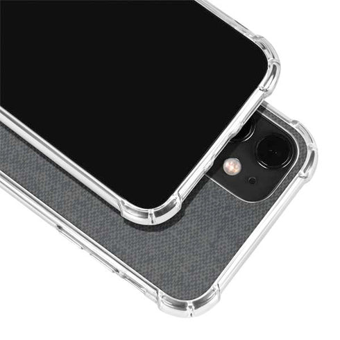 Black and Grey Stripes iPhone 12 Clear Case