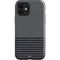 Black and Grey Stripes iPhone 12 Impact Case
