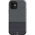 Black and Grey Stripes iPhone 12 Impact Case
