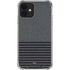 Black and Grey Stripes iPhone 12 Mini Clear Case