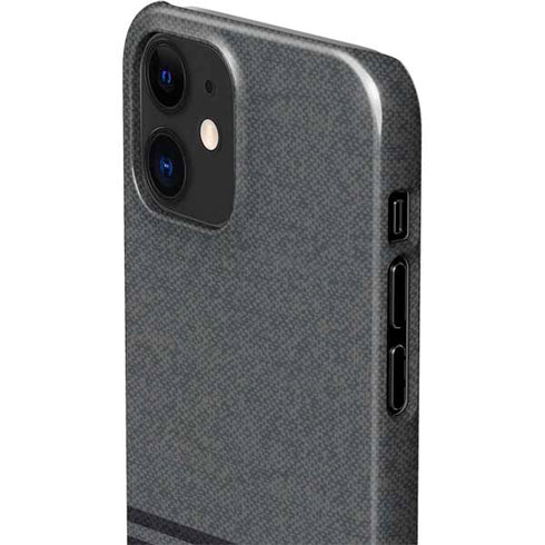 Black and Grey Stripes iPhone 12 Mini Lite Case