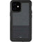 Black and Grey Stripes iPhone 12 Mini Waterproof Case
