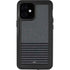 Black and Grey Stripes iPhone 12 Mini Waterproof Case
