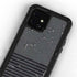Black and Grey Stripes iPhone 12 Mini Waterproof Case