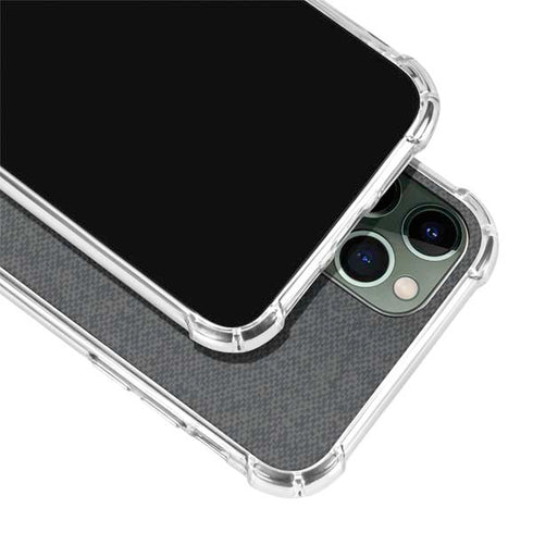 Black and Grey Stripes iPhone 12 Pro Clear Case