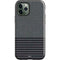 Black and Grey Stripes iPhone 12 Pro Impact Case