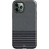 Black and Grey Stripes iPhone 12 Pro Impact Case