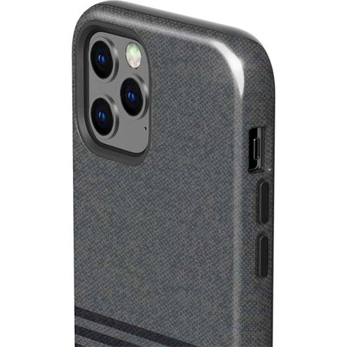 Black and Grey Stripes iPhone 12 Pro Impact Case