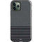 Black and Grey Stripes iPhone 12 Pro Max Impact Case