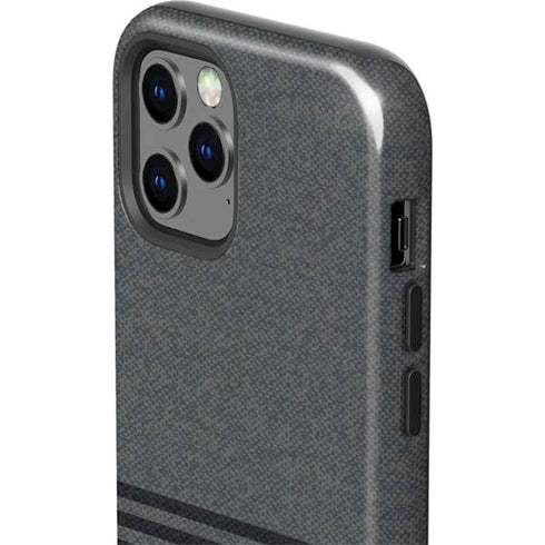 Black and Grey Stripes iPhone 12 Pro Max Impact Case
