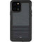 Black and Grey Stripes iPhone 12 Pro Waterproof Case