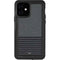 Black and Grey Stripes iPhone 12 Waterproof Case