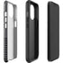 Black and Grey Stripes iPhone 13 Impact Case