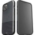 Black and Grey Stripes iPhone 13 Impact Case