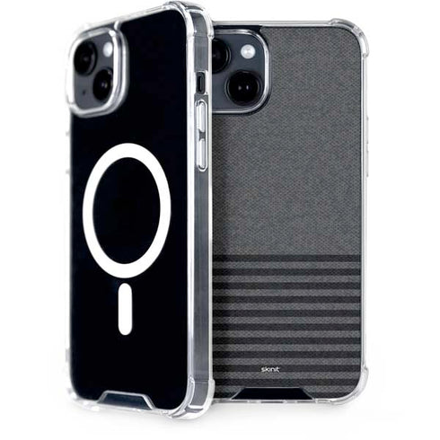 Black and Grey Stripes iPhone 13 MagSafe Case