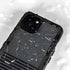 Black and Grey Stripes iPhone 13 Mini Waterproof Case