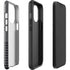 Black and Grey Stripes iPhone 13 Pro Impact Case