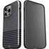 Black and Grey Stripes iPhone 13 Pro Impact Case