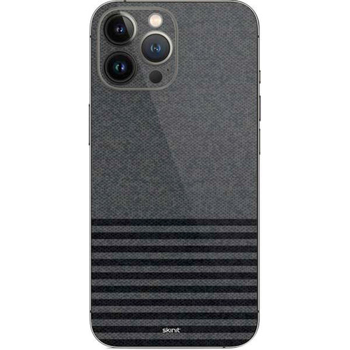 Black and Grey Stripes iPhone 13 Pro Max Skin
