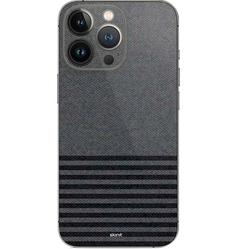 Black and Grey Stripes iPhone 13 Pro Skin