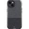 Black and Grey Stripes iPhone 14 Plus Impact Case