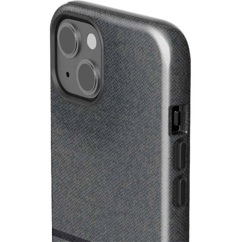 Black and Grey Stripes iPhone 14 Plus Impact Case
