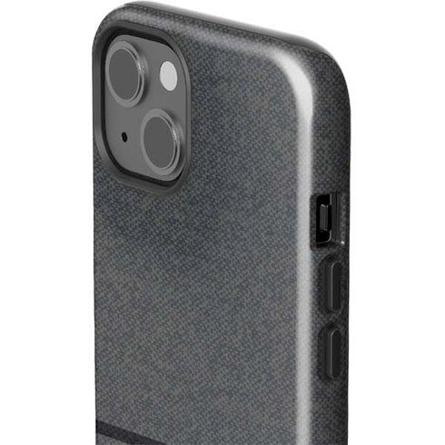 Black and Grey Stripes iPhone 14 Impact Case