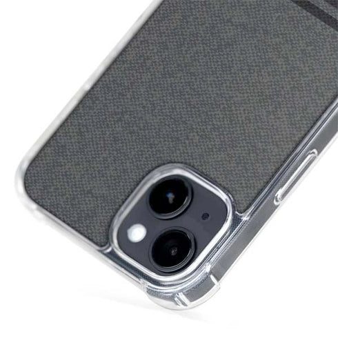 Black and Grey Stripes iPhone 15 Plus MagSafe Case