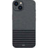 Black and Grey Stripes iPhone 15 Plus Skin