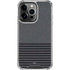 Black and Grey Stripes iPhone 15 Pro Clear Case