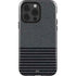 Black and Grey Stripes iPhone 15 Pro Impact Case