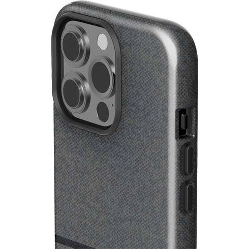 Black and Grey Stripes iPhone 15 Pro Impact Case