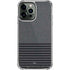 Black and Grey Stripes iPhone 15 Pro Max Clear Case