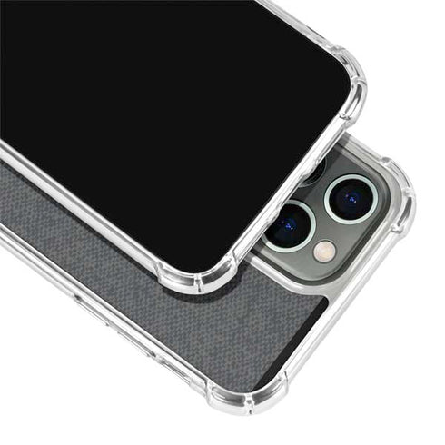 Black and Grey Stripes iPhone 15 Pro Max Clear Case