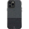 Black and Grey Stripes iPhone 15 Pro Max Impact Case