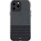 Black and Grey Stripes iPhone 14 Pro Max Impact Case
