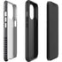 Black and Grey Stripes iPhone 14 Pro Max Impact Case
