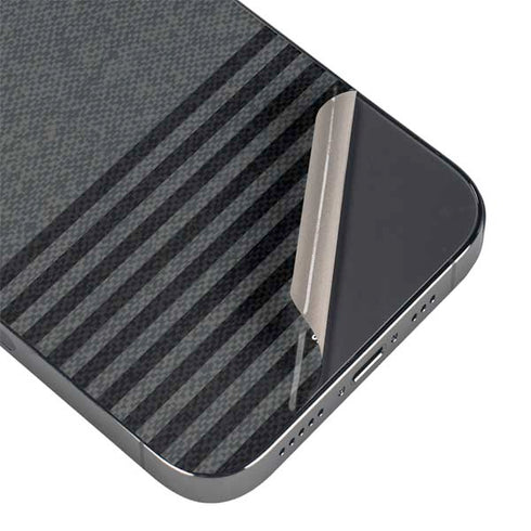 Black and Grey Stripes iPhone 14 Pro Max Skin