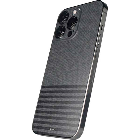 Black and Grey Stripes iPhone 15 Pro Skin