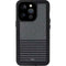 Black and Grey Stripes iPhone 14 Pro Waterproof Case