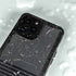 Black and Grey Stripes iPhone 14 Pro Waterproof Case