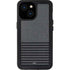 Black and Grey Stripes iPhone 15 Waterproof Case