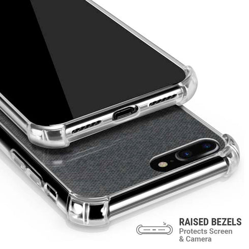 Black and Grey Stripes iPhone 7/8 Plus Clear Case