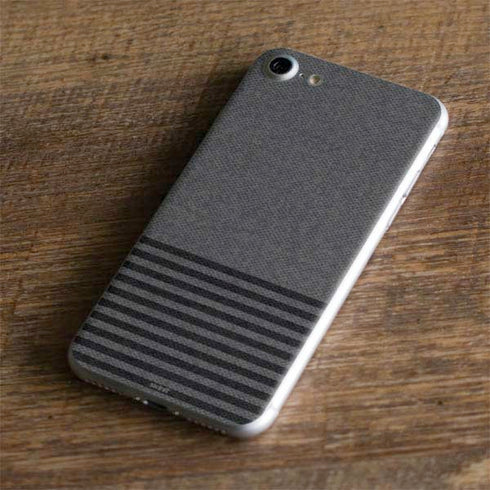Black and Grey Stripes iPhone 7 Skin
