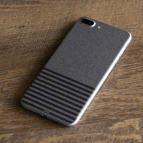 Black and Grey Stripes iPhone 8 Plus Skin