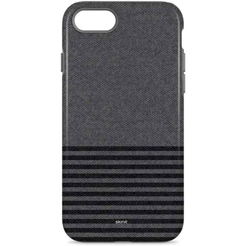 Black and Grey Stripes iPhone 8 Pro Case
